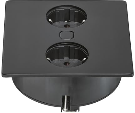 Häfele - 820.52.722 Steckdosen-Element Schwarz