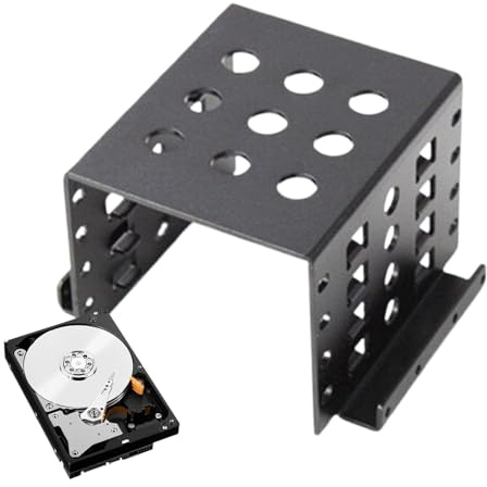 Hard Drive Holder Shockproof Stacking Bracket Storage Expansion | Hard Drive Storage for Computer Laptop Workstations Home