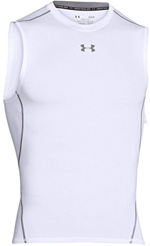 Under Armour HeatGear Sleeveless Compression Top - SS17 - Large White