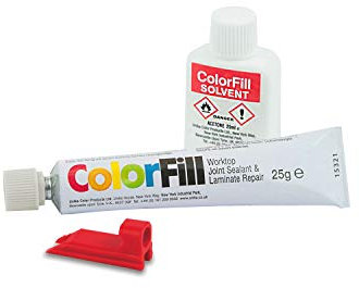 ColorFill Worktop Joint Sealant/Repairer and Solvent - Soft White (CF081)