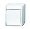 Busch-Jaeger 2621 W-54 Wipptaster Schließer (Thermoplast) Alpinweiß ocean® (IP 44) 2CKA001484A0380