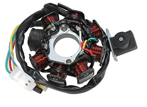 Lichtmaschine Anker einzeln 50ccm kompatibel mit 4 Takt China Scooter GY6 QMA QMB