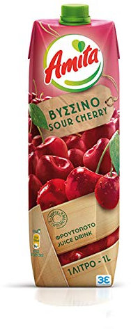 Jus de cerise Amita 1L (lot de 8 pcs)