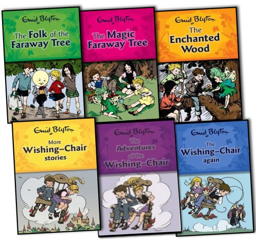 Enid Blyton Wishing Chair and Faraway Tree Series 6 Books Collection Pack Set RRP: £35.94 (The Enchanted wood, magic faraway tree, Folk of the faraway tree, More Wishing chair Stories, Wishing Chair again, The adventures of the wishing Chair)