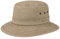 Stetson Reston Freizeithut Damen/Herren (Kophöhe ca. 9cm) - Schlapphut aus Bio-Baumwolle Packable - Baumwollhut mit 40-fachem UV-Schutz - Frühjahr/Sommer braun XS (52-53 cm)