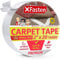XFasten Cinta Adhesiva Doble Cara para Alfombras, Extraíble, 2 Pulgadas x 20 Yardas (50.8mm x 18.28m) (Un Solo Rollo)