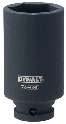 DEWALT DWMT74658OSP 6 Point 1/2 Drive Deep Impact Socket 1-1/4 SAE