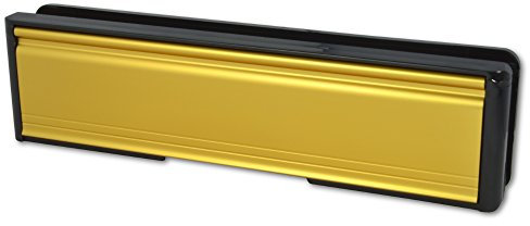 WELSEAL UPVC Letter Box 20-40 - 265mm Wide - GOLD