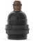 Premium Bakelit Fassung E27, Retro Lampenfassung schwarz mit Klemmnippel aus Messing: Old English, Gewindemantel
