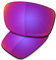 Saucer Premium Ersatzgläser für Oakley Fives Squared Sonnenbrillen High Defense - Midnight Sun Polarisiert