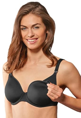 Anita Damen Maternity Bra With Underwire And Spacer Cup Schwangerschafts-BH, Schwarz (Schwarz 001), 85E EU