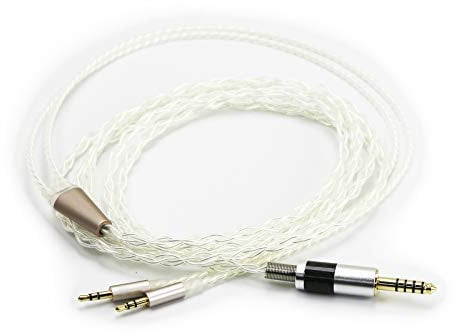 ABLET HiFi Cable with 4.4MM Balanced Male to Dual 2.5mm male Compatible with Hifiman HE400S, HE-400I, HE560 HE1000 Headphone & Compatible Sony WM1A, NW-WM1Z, PHA-2A