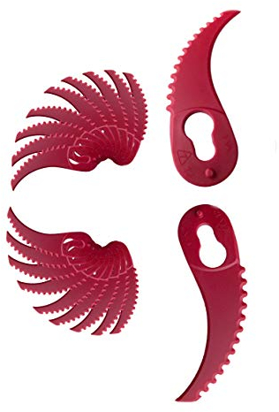 FANZTOOL Ersatzmesser-Set Rasentrimmer-Zubehör Rasentrimmermesser für FANZTOOL 20V Rasentrimmer 20Stk. (Mit Zähne)