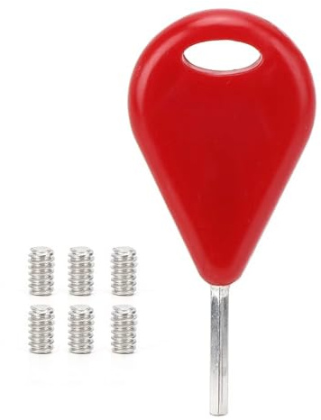 Alomejor Surf Fin Key & Screws for FCS Fins Universal Surfboard Fin Key Surfing Surf Board Spare Parts Accessories