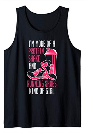 Mujeres Protein Shakes Shake It Gimnasio Entrenamiento Camiseta sin Mangas