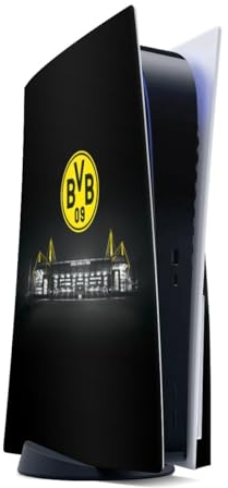 DeinDesign Skin kompatibel mit Sony Playstation 5 Disc Edition Folie Sticker BVB Stadion Borussia Dortmund