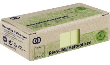 Soennecken Haftnotiz oeco 5876 RC 400Bl. gelb 2St.