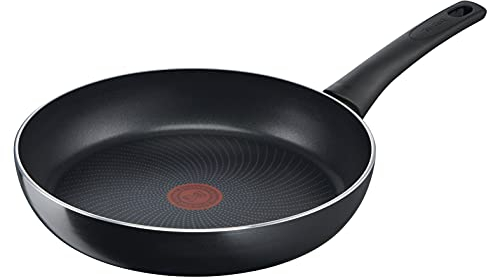 Tefal Generous Cook C2770453 24 cm Antihaftbeschichtung Titanium, Thermo-Signal, dicker Thermo-Fusion-Boden - schnelle Erwärmung, für alle Herdarten auch Induktion, schwarz