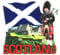 Elgate Scottish Saltire Flag Fridge Magnet Scotland Highland Piper Edinburgh Castle