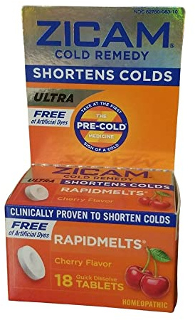 ZICAM Cold Remedy Ultra RAPIDMELTS - Cherry 18CT