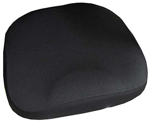 Anawakia Bürostuhl elastische Kissenbezug Bezug Computer Office Sitzbezug für Bürostuhl Computer Office Sitzbezug (Schwarz,Dick 48 * 52cm)