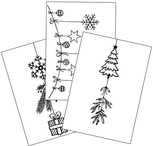 Vorlage Fensterbild Kreidefensterbild Chalky Markers Schneeflocken Sterne Deko Weihnachten Weihnachtsbaum Fensterdeko Fensterbilder ch4 ilka parey wandtattoo-welt®