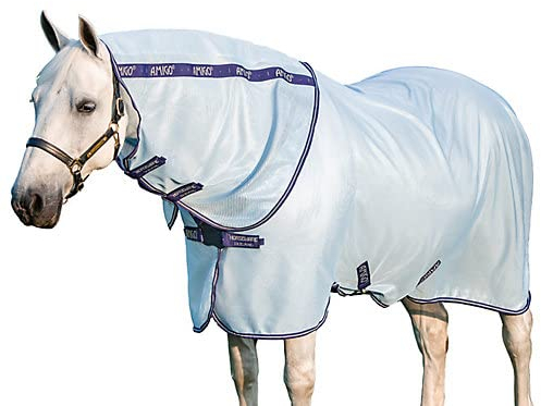 Horseware Fliegendecke Amigo Bug Rug XL Hellblau-Blau 155/206 cm - 155/206 cm
