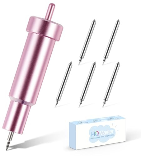 HQMaster Bonded-Fabric Blade and Holder for Cricut Maker 3, Maker, Explore 3, Explore Air 2, Air, One Cutting Blades for Polyester, Silk, Cotton, Denim, Felt, Linen