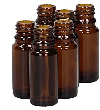 Farfalla Leergut-Set Braunglas, 10ml ohne Verschluss 6Stk.