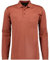 RAGMAN Herren Softknit-Polo mit Brusttasche, Langarm XXL, gebranntes Orange-543
