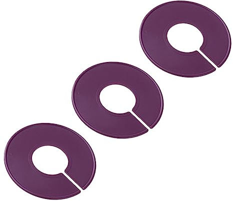 BUGUUYO 3stücke Kleidergrößenteiler Runde Trennringe Für Schrank Und Robust Leuchtende Farben Praktischer Kleidersortierring Mit Markierstift Beschriftbar Für Kurzarm Und Langarmshirts