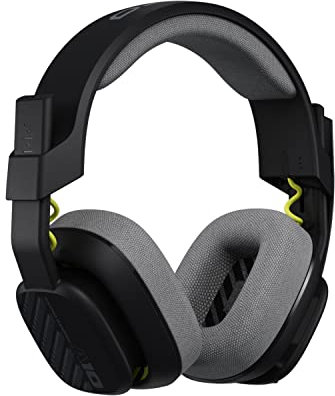ASTRO A10 Gaming Headset Gen 2 Wired Headset - Over-ear gaming headphones with flip-to-mute microphone, 32 mm drivers, compatible with PlayStation, PC - Black (Renewed)