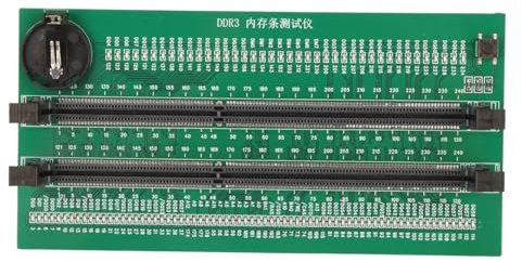 DDR3 Memory Tester Card with 110 LEDs for desktop Computer for Ram Stick - PCB Material