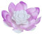 BESTonZON Blumen-pool-lichter Led-lotuskerzen Angetriebene Blumen-led-licht Geführte Lotuskerzen Solarbetriebene Lotusblume Lotus-nachtlicht Led-lotuslicht Bunt Falsche Seerose Lilie Violett