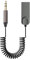 Récepteur Bluetooth 5.1 pour Voiture avec Prise AUX 3.5 mm Jack, Microphone Intégré, pour Musique et Appels Mains Libres, Plug & Play pour La Maison et l'autoradio (1Pièce)