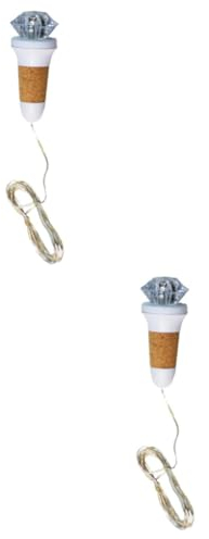 MAGICLULU 2pcs String Pridola Wireless Bottle Lamp Cork String Lights Night Light Battery Operated Led Wine Bottle