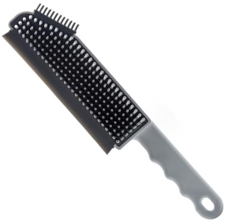 Pet Hair Remove Brush Wet and Dry Pet Brush Portable Detailing Lint Remover Brush for Dogs and Cats Rubber Massage Brush for Furniture Car Interiors Carpet