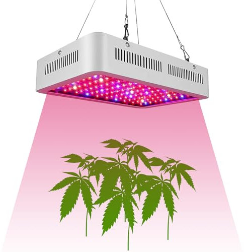 LED Grow Lights, 1000W LED Grow Lights with 3 Lighting Modes,for Indoor Plants Full Spectrum, Plant Growing Lamps for Plants, Vegetables and Flowers in Greenhouse,White