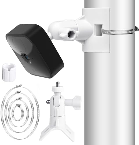 ROKOLOOM Kamerahalterung mit Masthalterung für die brandneue Blink Outdoor (3. / 4. Generation), Blink Indoor Kamera, Blink Mini, Blink XT / XT2 (Weiß)