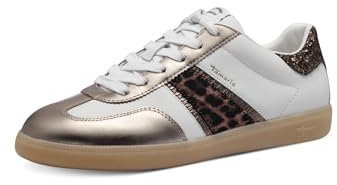 Tamaris Baskets Basses pour Femme, Semelle intérieure Amovible, Marron, 37 EU