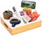OBEST Couchbar Snackbox Becherhalter,Couch Cup Holder Tray,Sofa Getränkehalter,Desktop-Tablett mit Handyhalter,Abnehmbarer Silikon-Becherhalter,Organizer für Snacks, Handy, Fernbedienung, Getränke