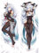 UZQFSGXA-Anime Kissenbezug Manga Kissenhülle Für Genshin Impact Shenhe,Anime Pillowcase Digitaler Doppelseitiger Druck Kissenbezug,Seitenschläferkissen Bezug