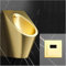 BESTXH Gold,with Sensor, Urinal Mit Auswaschfunktion, Urinal Aus Edelstahl 304, Hocheffizientes Urinal Mit Oberem AnschlussstüCk, Urinal FüR MäNner Und Erwachsene, FüR Haushalt/Gewerbe