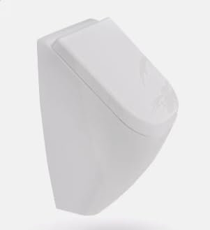 DSTOCK60- WC-Urinal Komplettset weiß Retro Pissoir Keramik 8693405035696