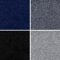 20 Pcs Carpet Tiles, 30 x 30cm Non-Slip Self Adhesive Carpet Tiles, Easy to Peel and Stick Floor Tiles Covering for Office Shop Living Room Bedroom, 1.8sqm (Black)