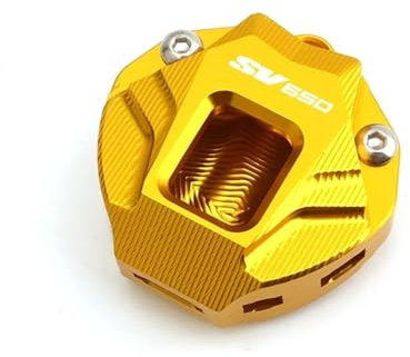 SiMuRYP Coque de clé en Alliage d'aluminium pour Suzuki SV650 S SV 650 SV650S SV1000 Accessoires De Moto CNC Porte-clés en Aluminium Porte-clés Coque Chaîne De Couverture(EE)
