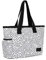 Nanxson Bolsa isotérmica para mujeres Hombres Fiambrera reutilizable Nevera impermeable Tote (7L,A-Negro Lunar)
