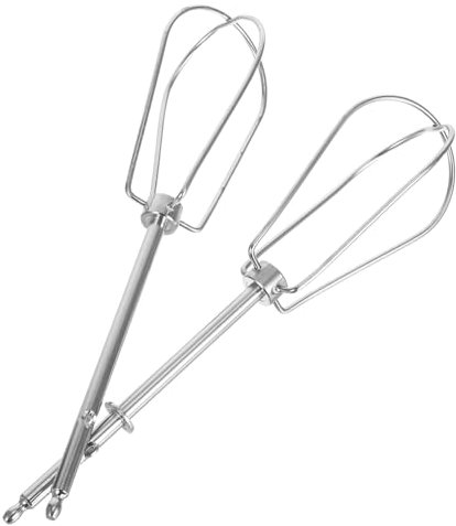 Hemobllo 2 Piezas Barra De Agitación Accesorio Para Batir Herramienta De Golpes Batidores De Repuesto Para Batidora De Mano Reemplazo De Batidora De Mano Acero Inoxidable Plata Reutilizable