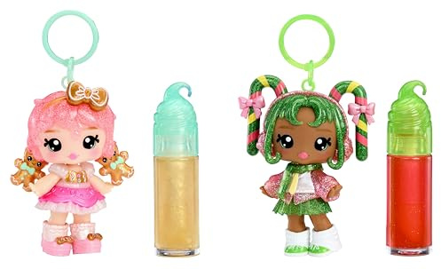 Yummiland x Holiday Lip Gloss Doll - Enthält 1 Puppe, DIY Lip Gloss + Schlüsselanhänger, Kosmetik-Spiel, Saisonales Sammlerstück, Geeignet für Kinder ab 4 Jahren