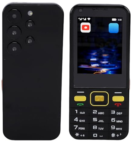 Gugxiom Grand Téléphone Portable pour Personnes âgées, écran Tactile de 2,8 Pouces, Double SIM, Double Veille avec WiFi, Bluetooth et Batterie de 2 200 MAh, Téléphones Débloqués 4G LTE